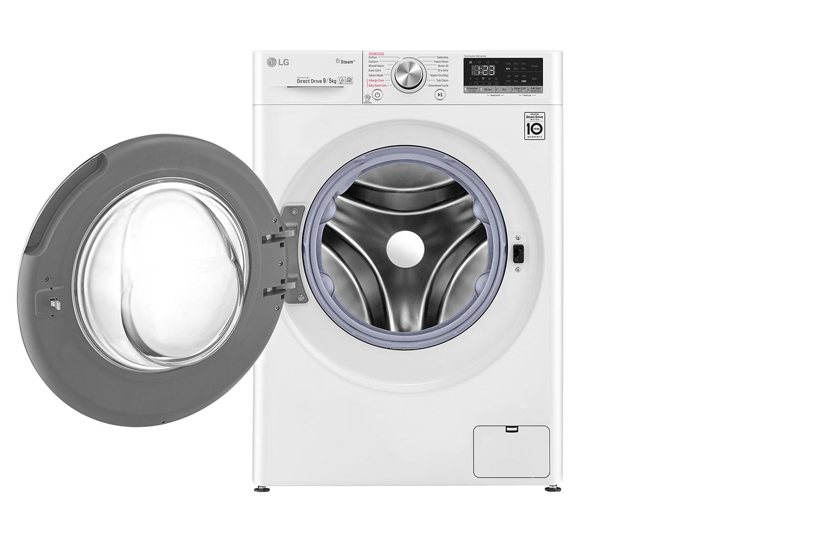 LG F4R5VGW0W.ABWPLTK washer dryer Freestanding Front-load White – image 2
