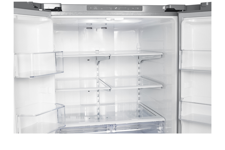 Samsung RF220NCTASR side-by-side refrigerator Freestanding – image 8