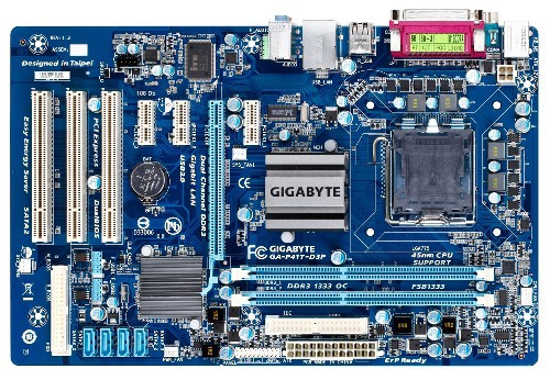 GIGABYTE GA-P41T-D3P motherboard Intel® G41 LGA 775 (Socket T) ATX – image 1