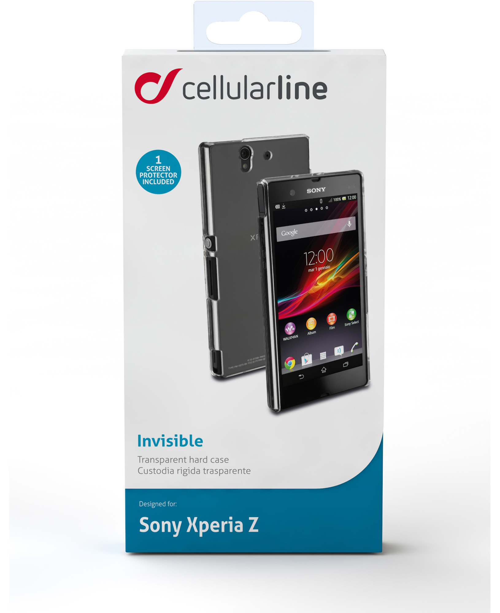 Cellularline Invisible Xperia Z- Transparent – image 3