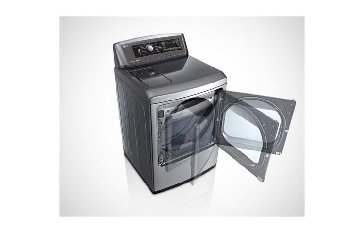 LG DLEX5780VE tumble dryer Freestanding Top-load Graphite – image 5