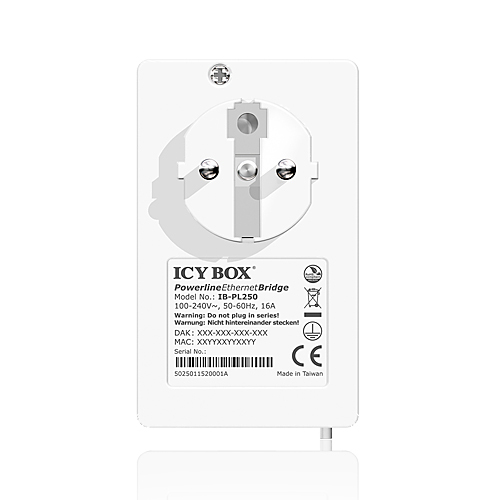 ICY BOX IB-PL250D RF Wireless 200 Mbit/s – image 2