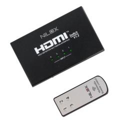 Nilox NX-4 KVM switch Black