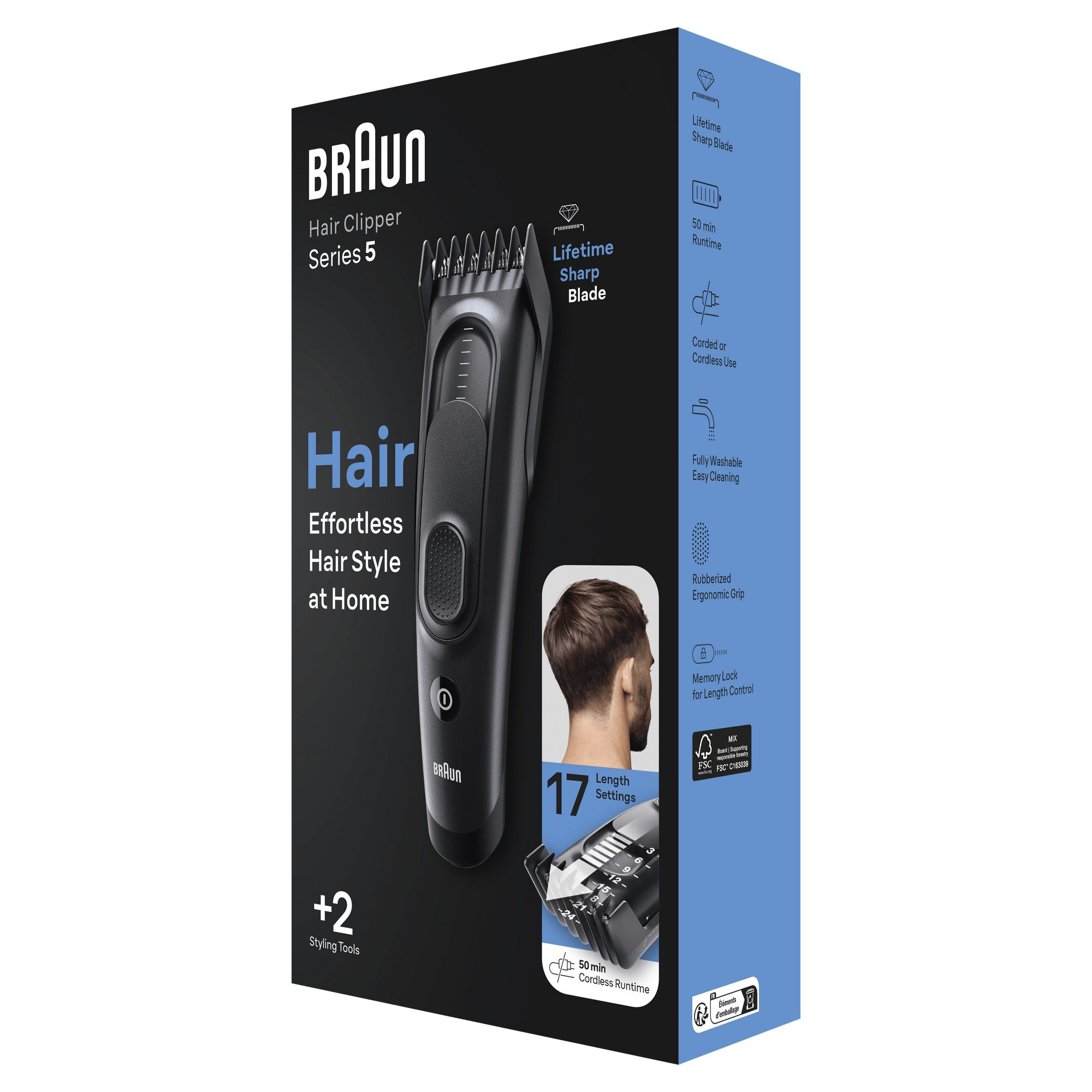 Braun HC5330 Black 17 Nickel-Metal Hydride (NiMH) – image 3