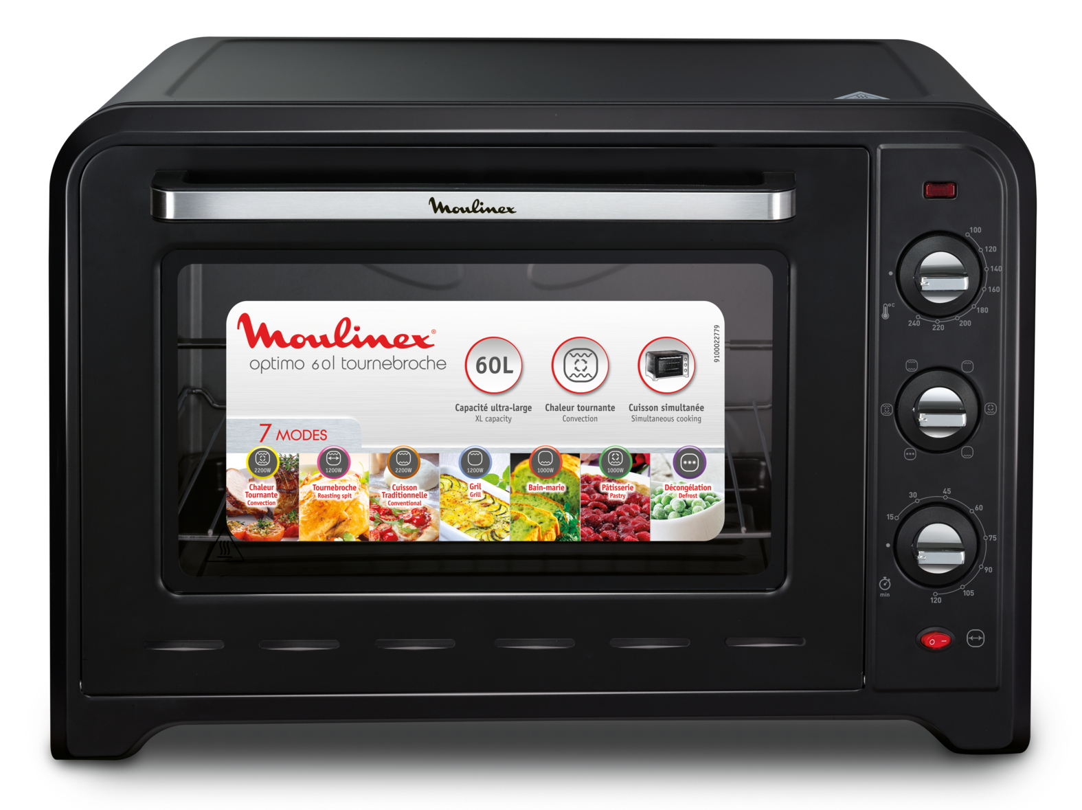 Moulinex OX4958 60 L 2200 W Black Grill – image 2