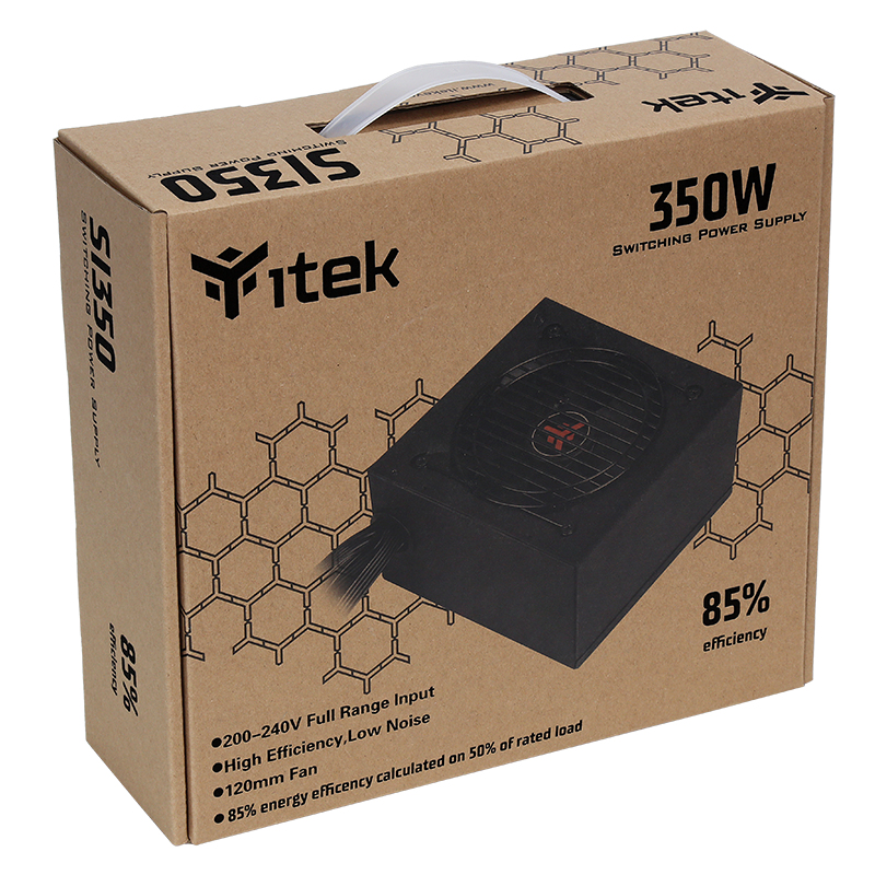 itek SI350 power supply unit 350 W 24-pin ATX ATX Black image 2