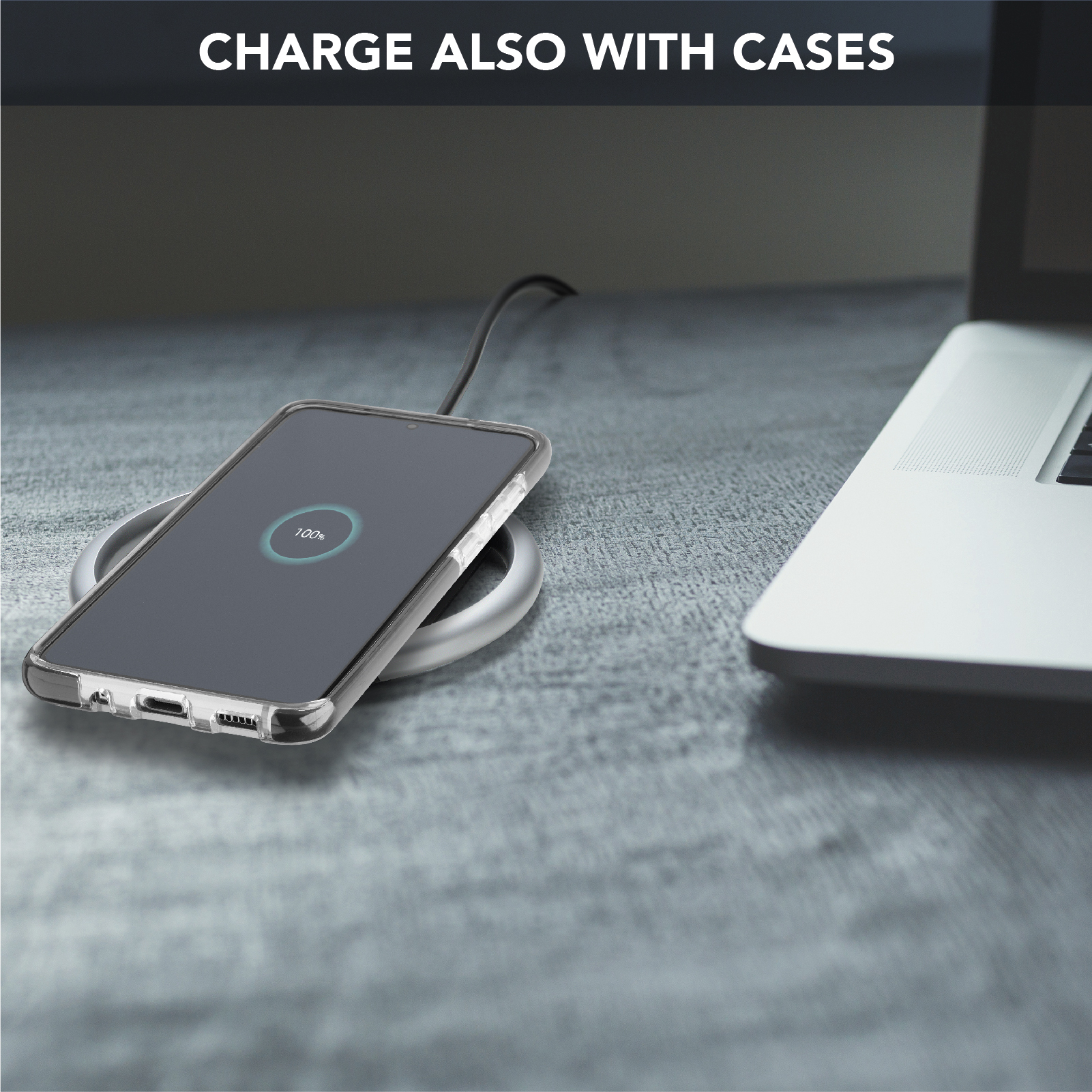 Cellularline Arena 15W Wireless Charger - Apple, Samsung and other Wireless Smartphones – image 2