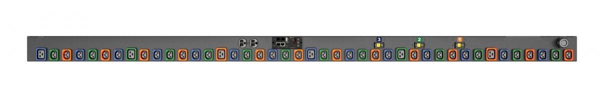 Vertiv Geist MN03E5W1-44MJ89-3TL21A0A10-S-A power distribution unit (PDU) 44 AC outlet(s) 0U Black
