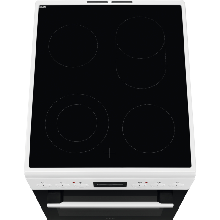 AEG CCB54483BW Freestanding cooker Electric Ceramic hob Black, White – image 3
