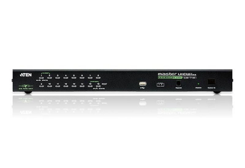 ATEN 16-Port USB - PS/2 VGA KVM Over IP Switch with USB Peripheral port – image 3