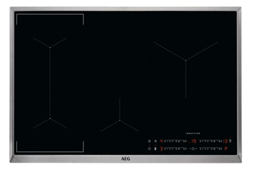 AEG IKS8444SXB Black Built-in