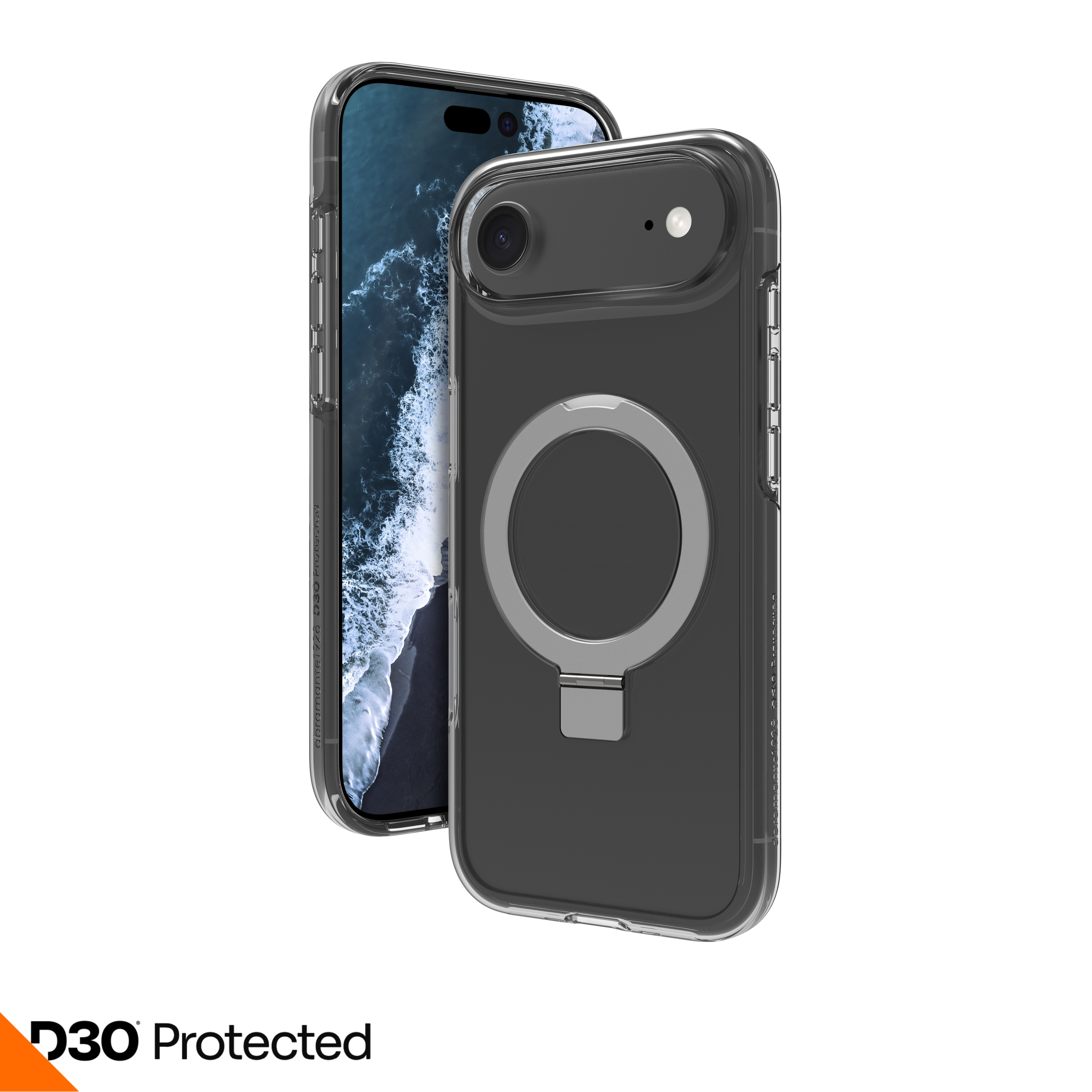 dbramante1928 Iceland Ultra - Back cover for mobile phone - kick - MagSafe compatibility - D3O, plastic - clear - for Apple iPhone Air