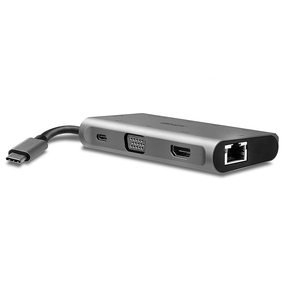 Lindy DST-Mini Plus, USB-C Laptop Mini Docking Station with 4K HDMI, VGA Support and – image 4