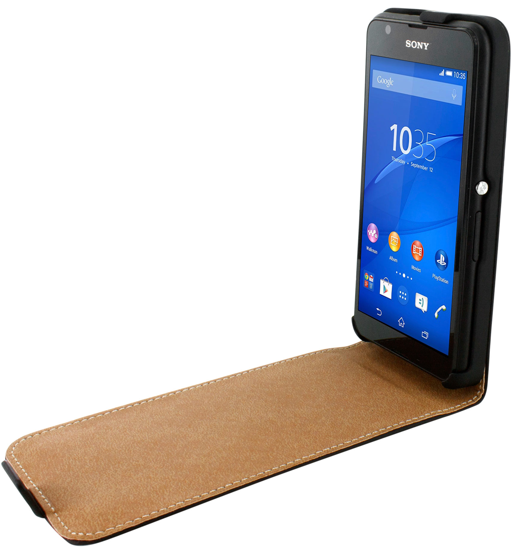 Mobiparts Premium Flip Case Sony Xperia E4G Black – image 4