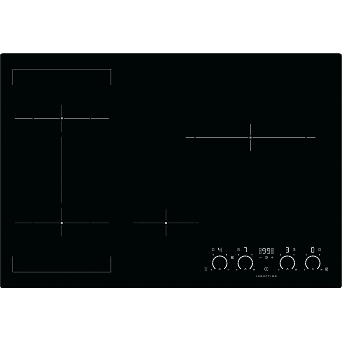 AEG IKK84545IB Black Built-in Zone induction hob 4 zone(s)