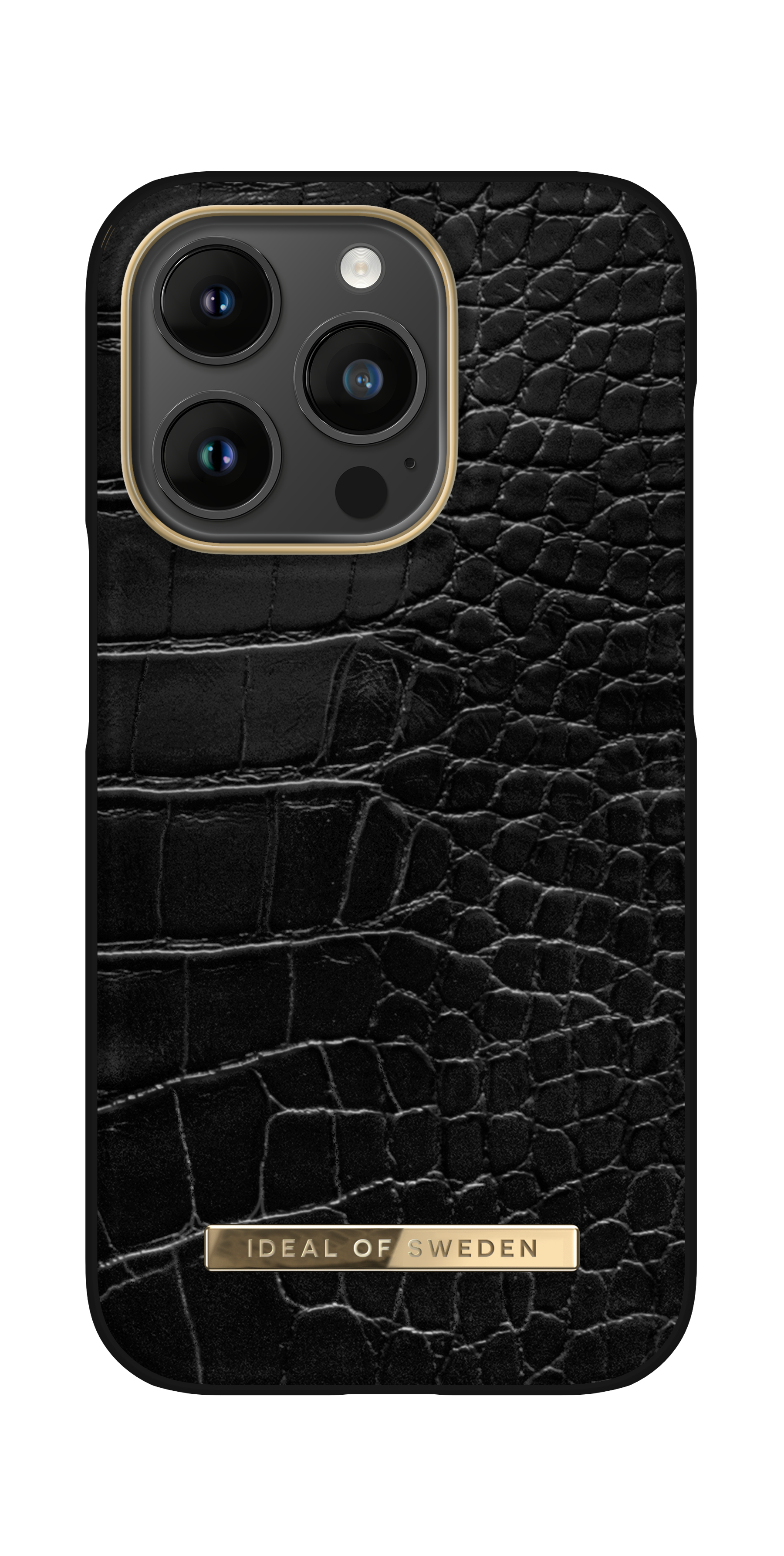 iDeal of Sweden Atelier Case iPhone 14 Pro Neo Noir Croco
