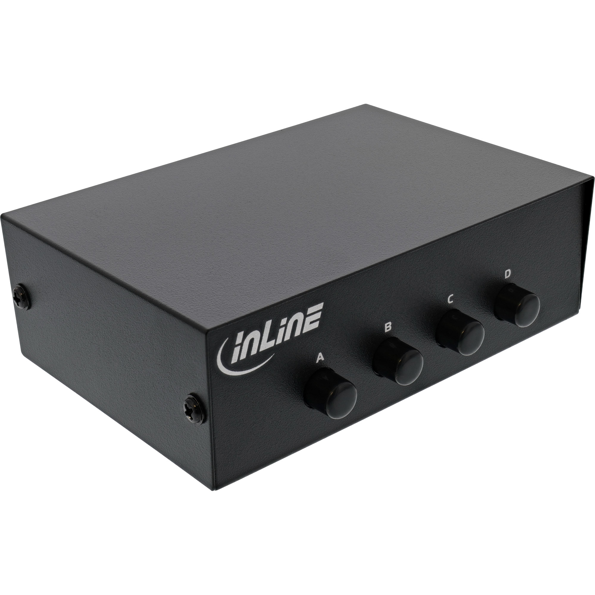 InLine Serial switch manual 4-port, RS232, 9-pin Sub-D