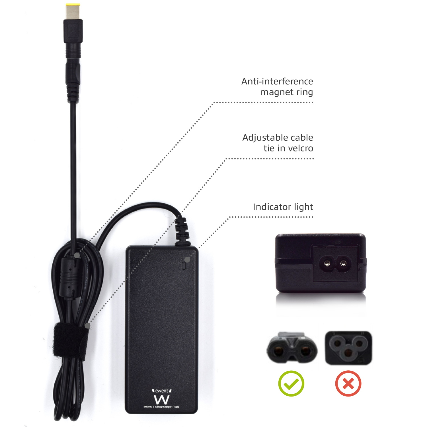 Ewent Notebook charger Home – image 8
