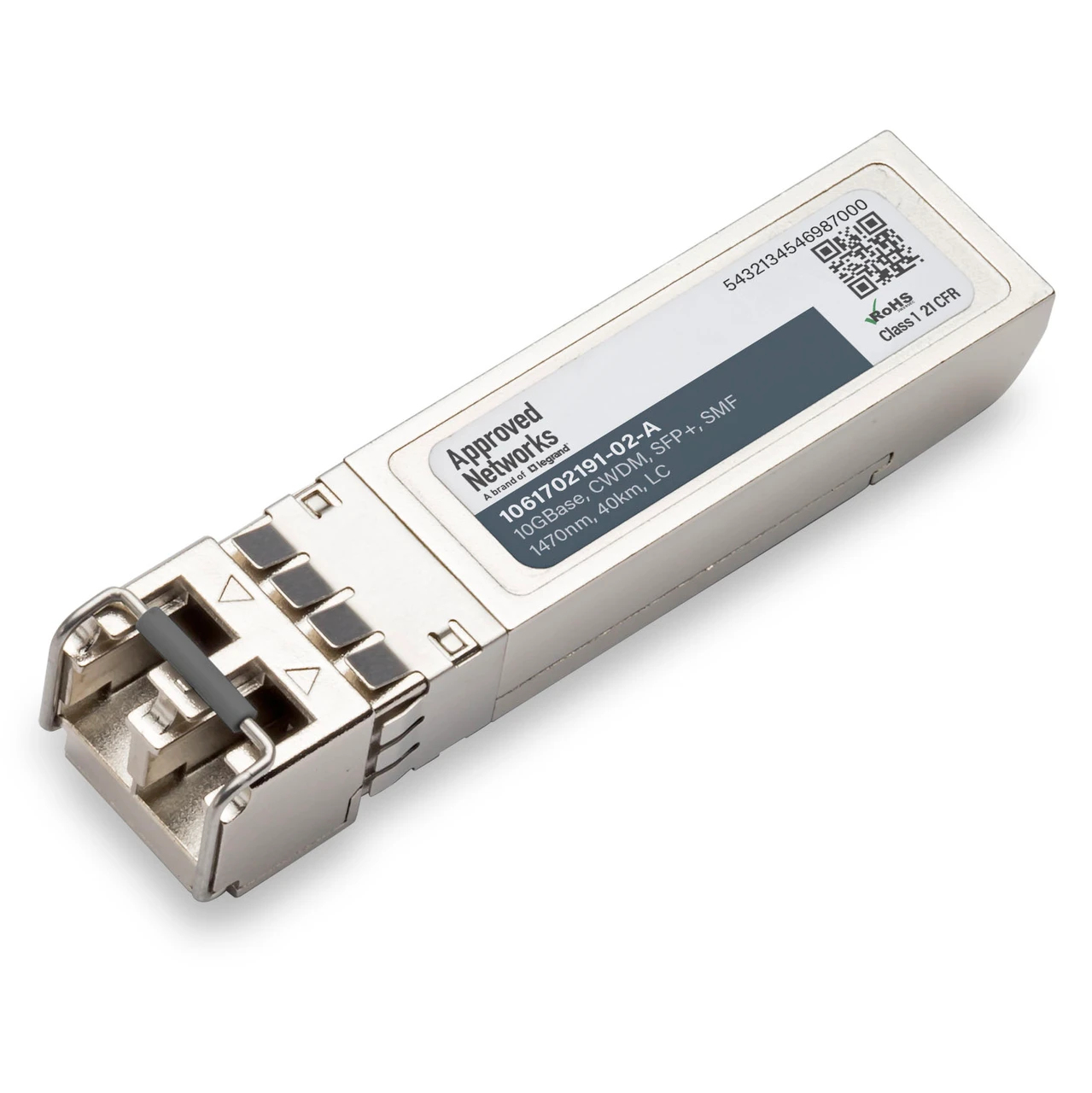 Legrand 1061702191-02-A network transceiver module Fiber optic 10 Mbit/s SFP+ 1470 nm