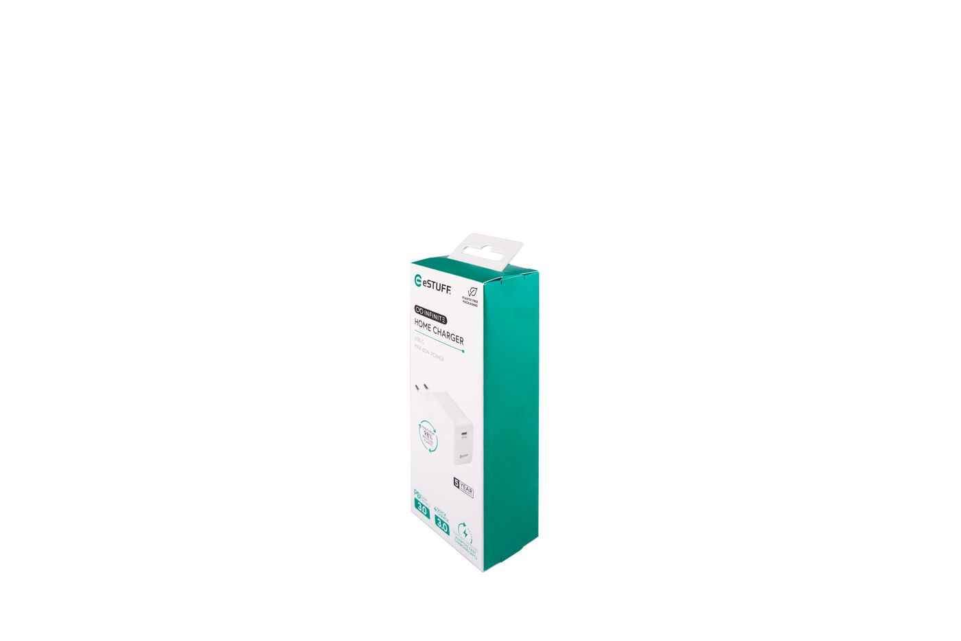 eSTUFF ES637060 mobile device charger Smartphone White AC Fast charging Indoor – image 4