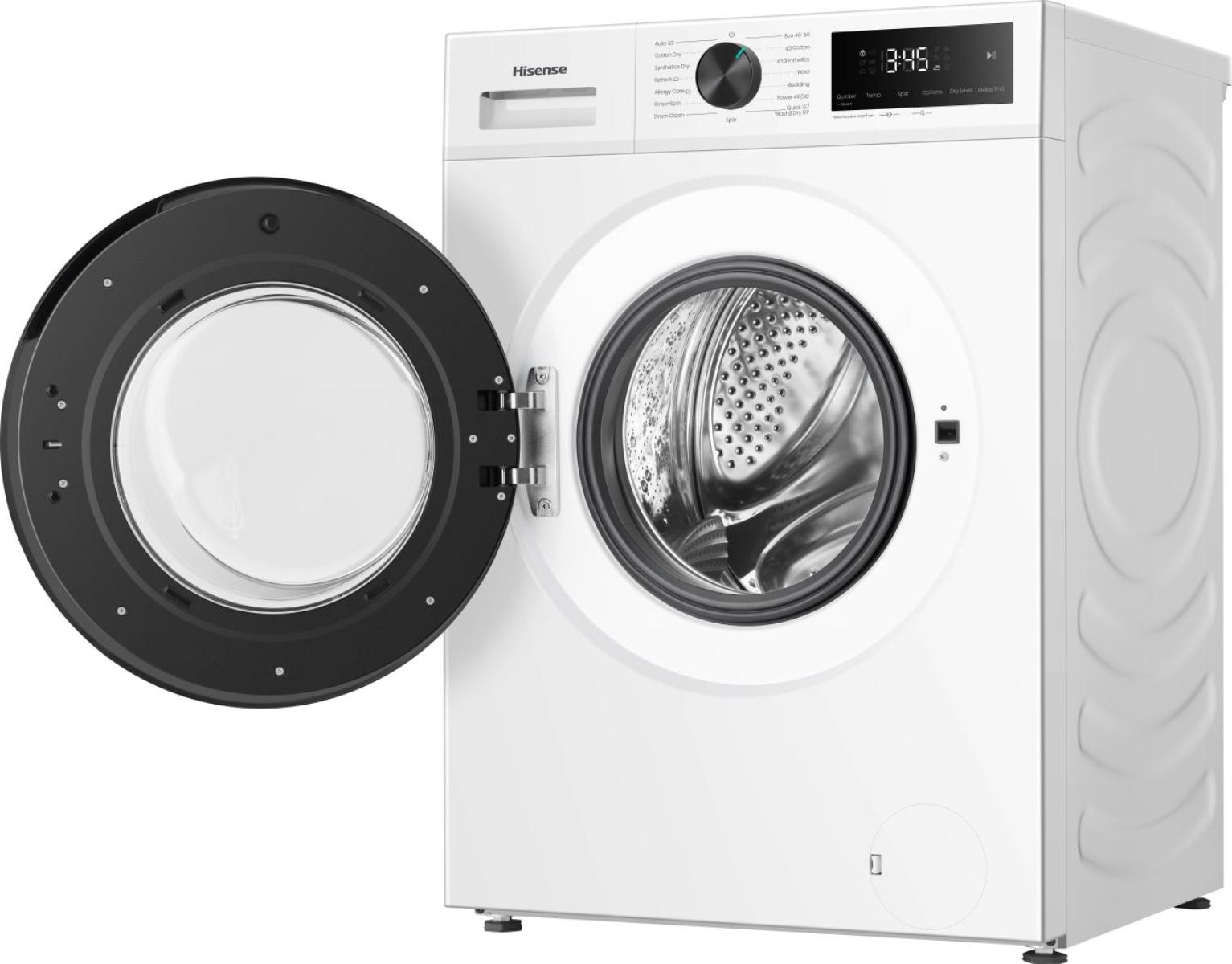 Hisense Washing drying machine (8/5 kg) with Wash&Dry 59’, steam hygiene care, and Auto program for easy everyday laundry. Quick cycles and inverter motor ensur – image 5