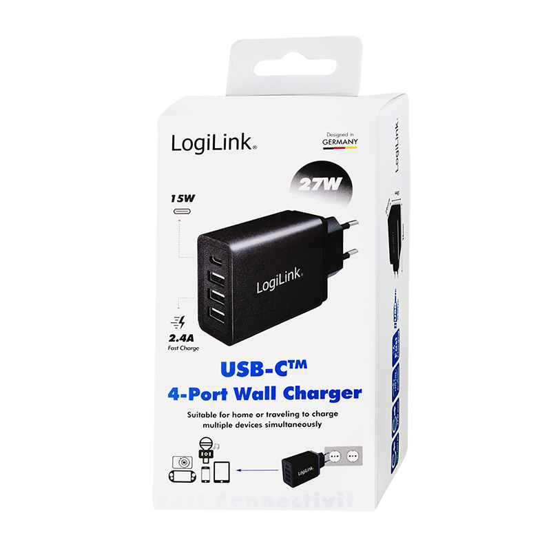 LogiLink PA0221 mobile device charger Universal Black AC Fast charging Indoor – image 8