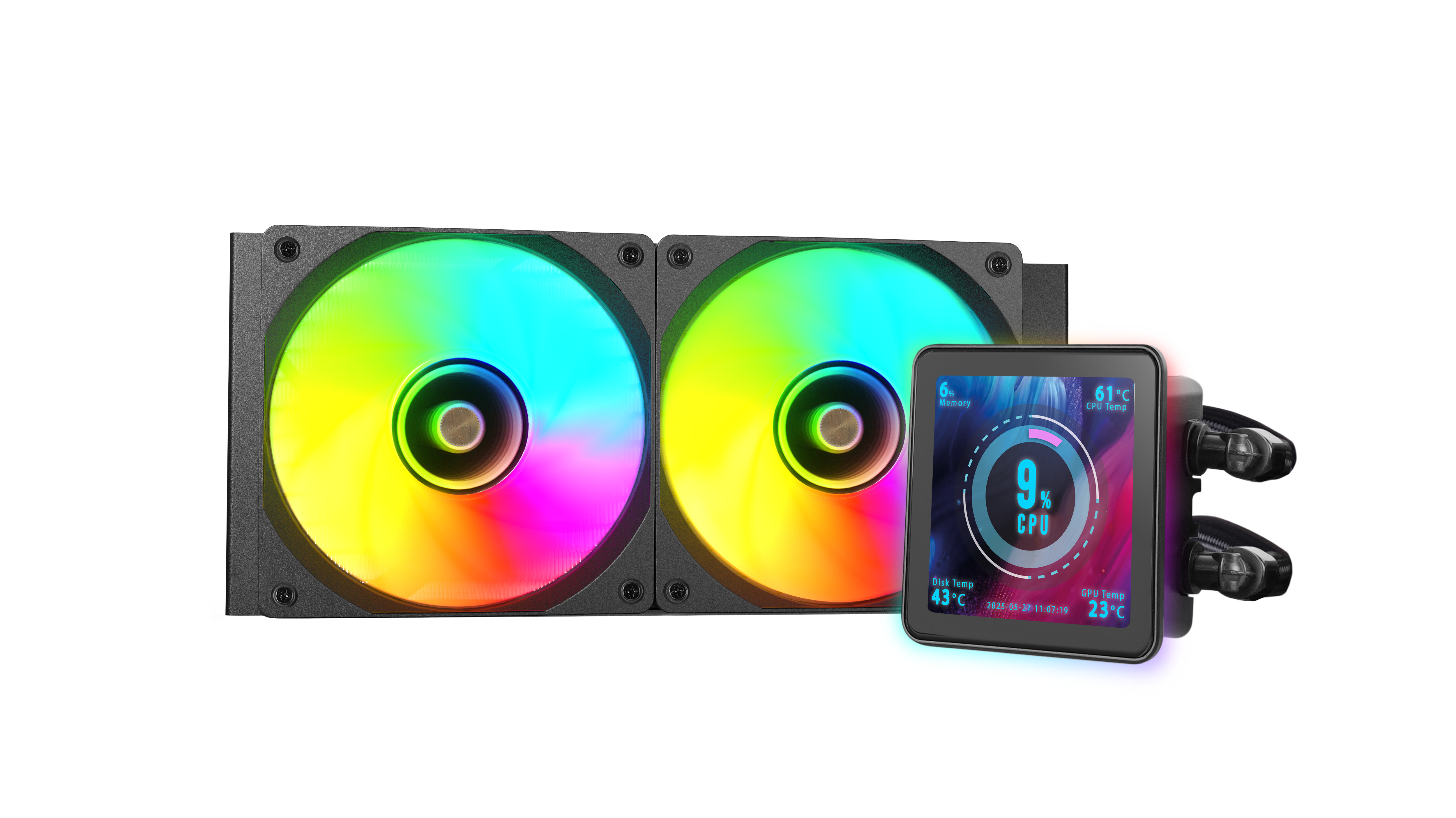 Mars Gaming ML-VISIONPRO240 Processor All-in-one liquid cooler 12 cm Black 1 pc(s) image 4