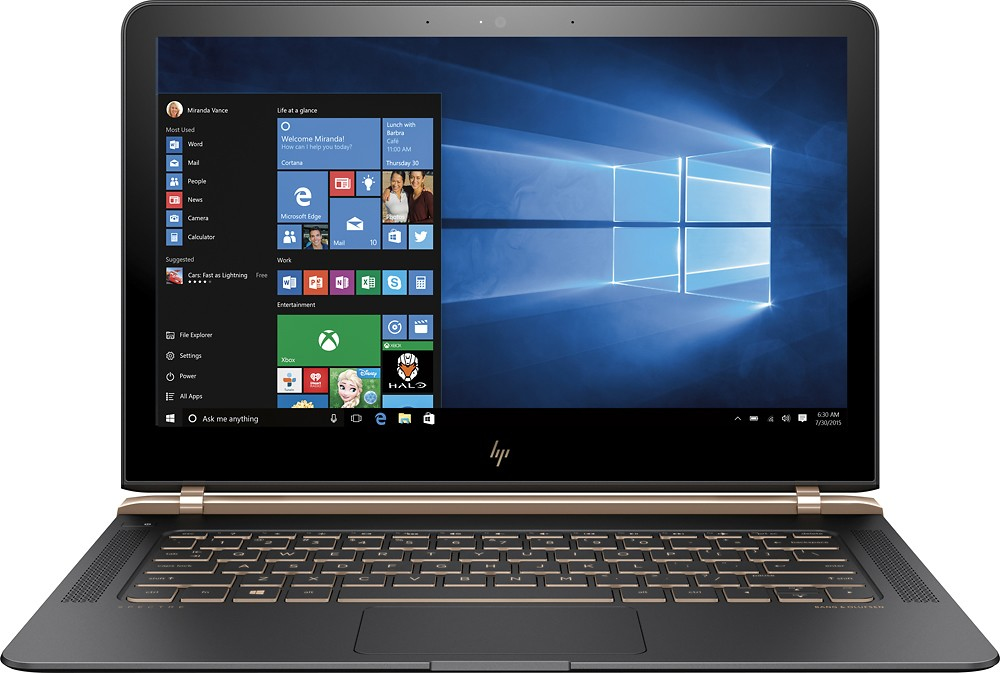 HP Spectre 13 -v080nz Intel® Core™ i7 i7-6500U Laptop – image 1