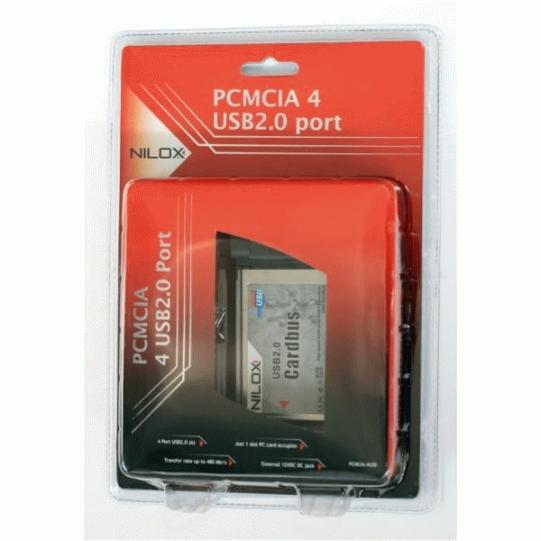 Nilox SCHEDA PCMCIA 4 PORTE USB2.0 – image 2