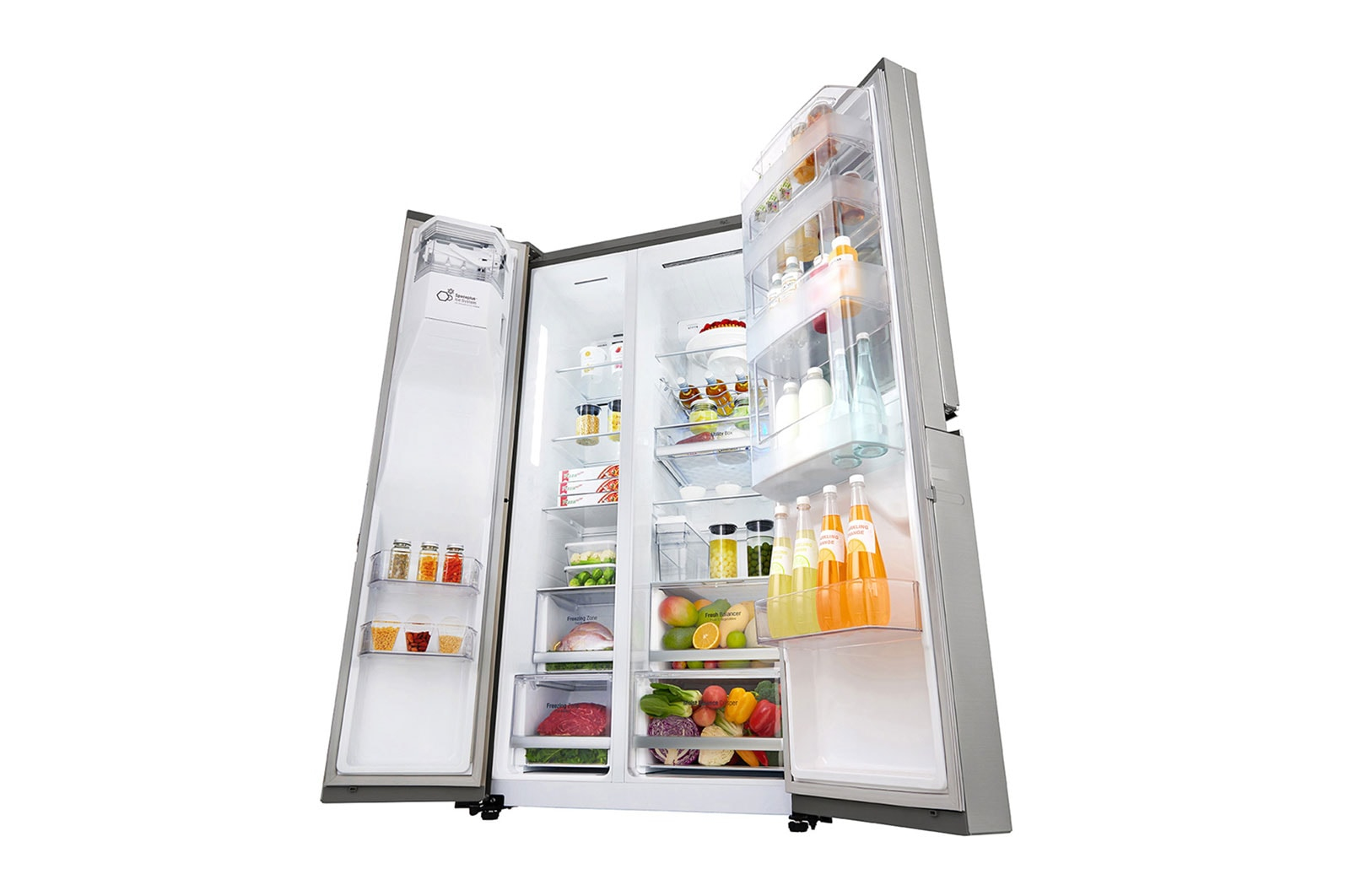 LG GSX961NEVZ side-by-side refrigerator Freestanding – image 9