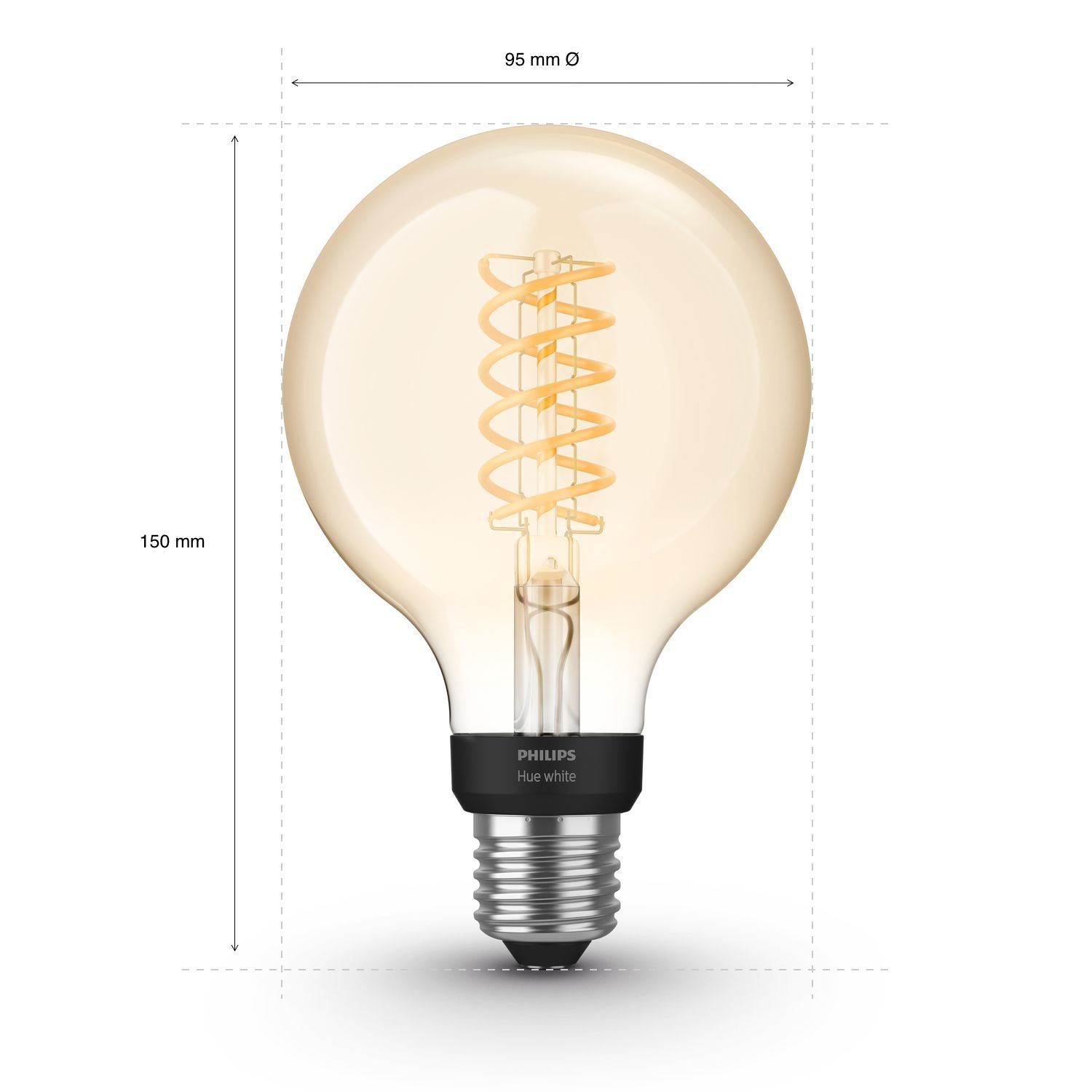 Philips by Signify Philips Hue White G93 Globe - E27 smart bulb – image 3