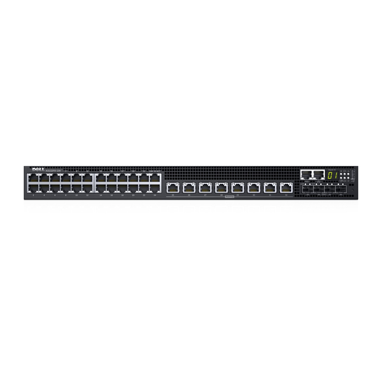 Dell N3132PX-ON Managed L3 Gigabit Ethernet (10/100/1000) Power over Ethernet (PoE) 1U Black – image 2