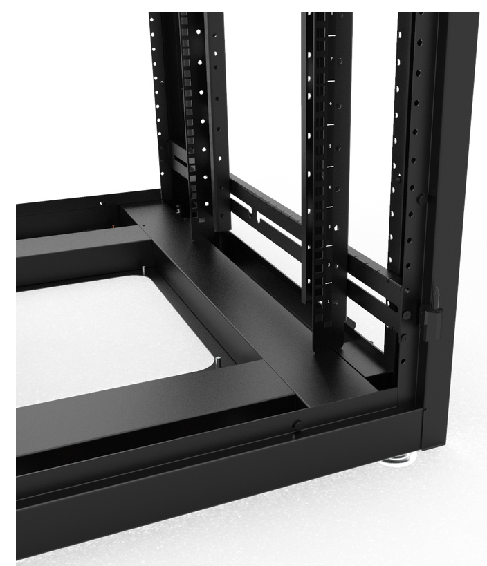 Vertiv GL480E-2432-B-SQM6MS rack cabinet 24U Freestanding rack Black – image 4