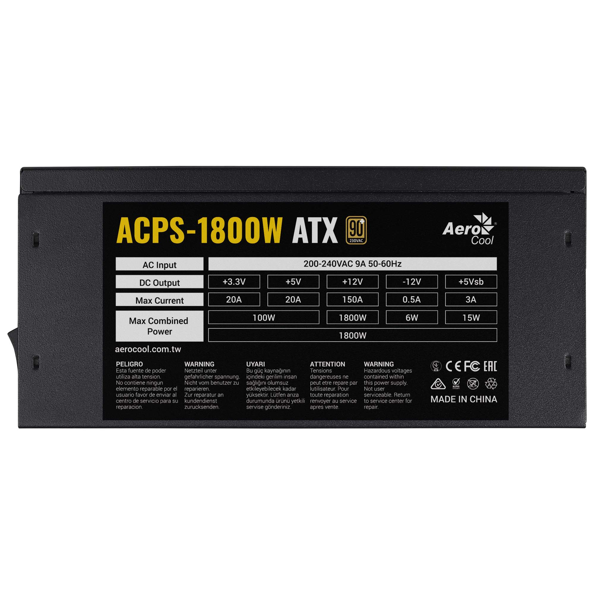 Aerocool ACPS1800 power supply unit – image 6