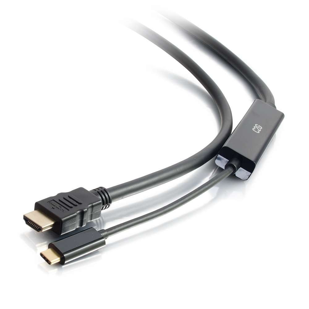C2G CG26889 1,8 m USB Type-C HDMI Typ A (standard) Svart