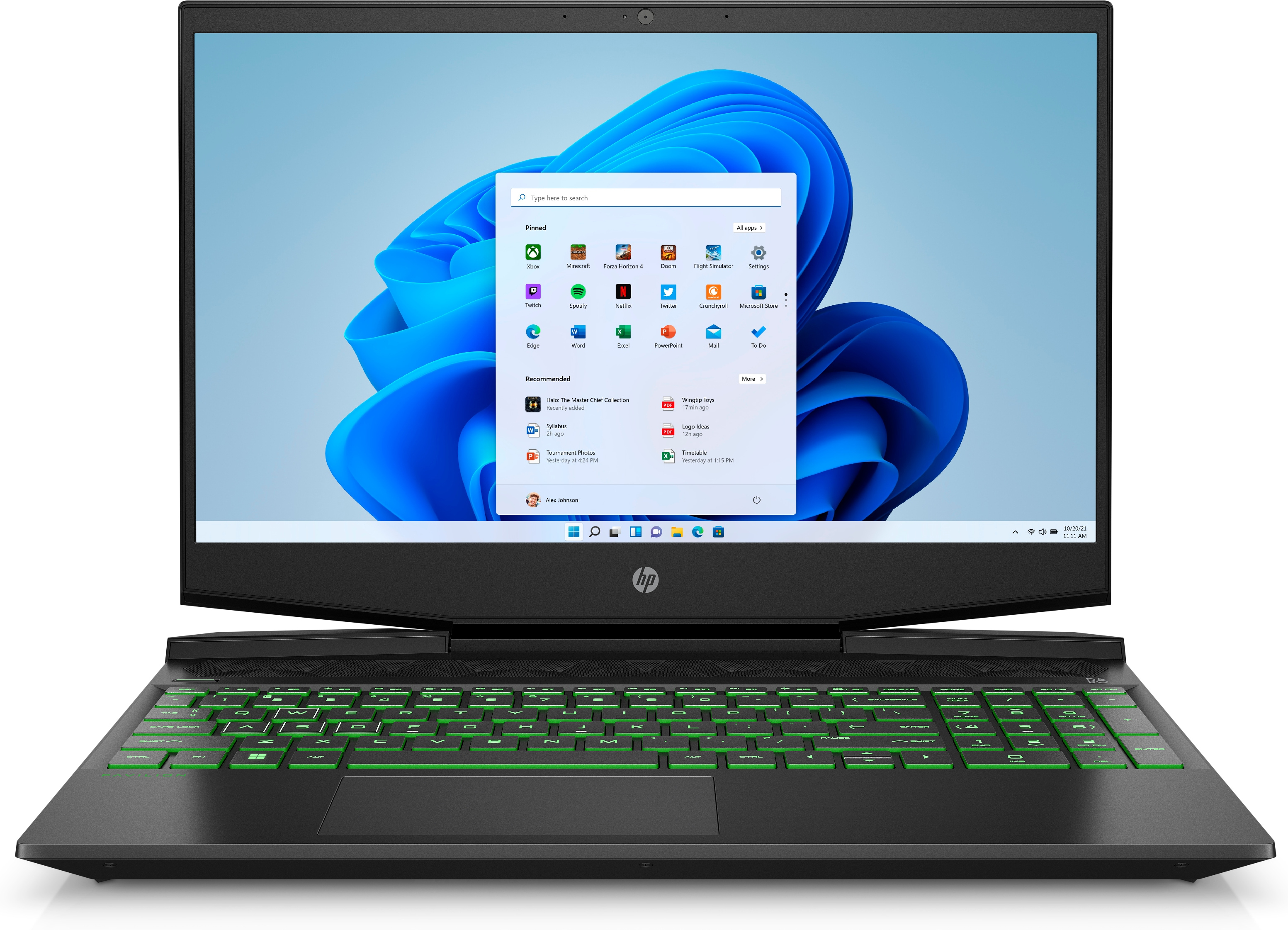 Hewlett-Packard HP Pavilion Gaming 15-DK2412NO 15,6" bærbar computer