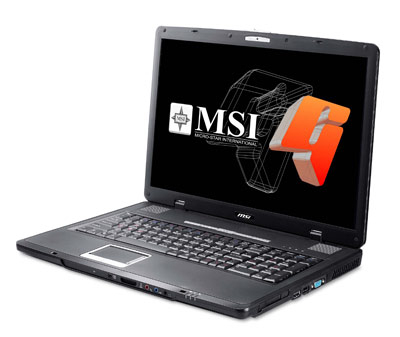 MSI Megabook GX701X-289HU Intel Pentium Mobile T5800