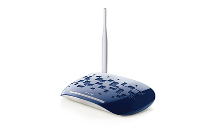 TP-Link TD-W8950N wireless router Fast Ethernet Blue, White – image 3