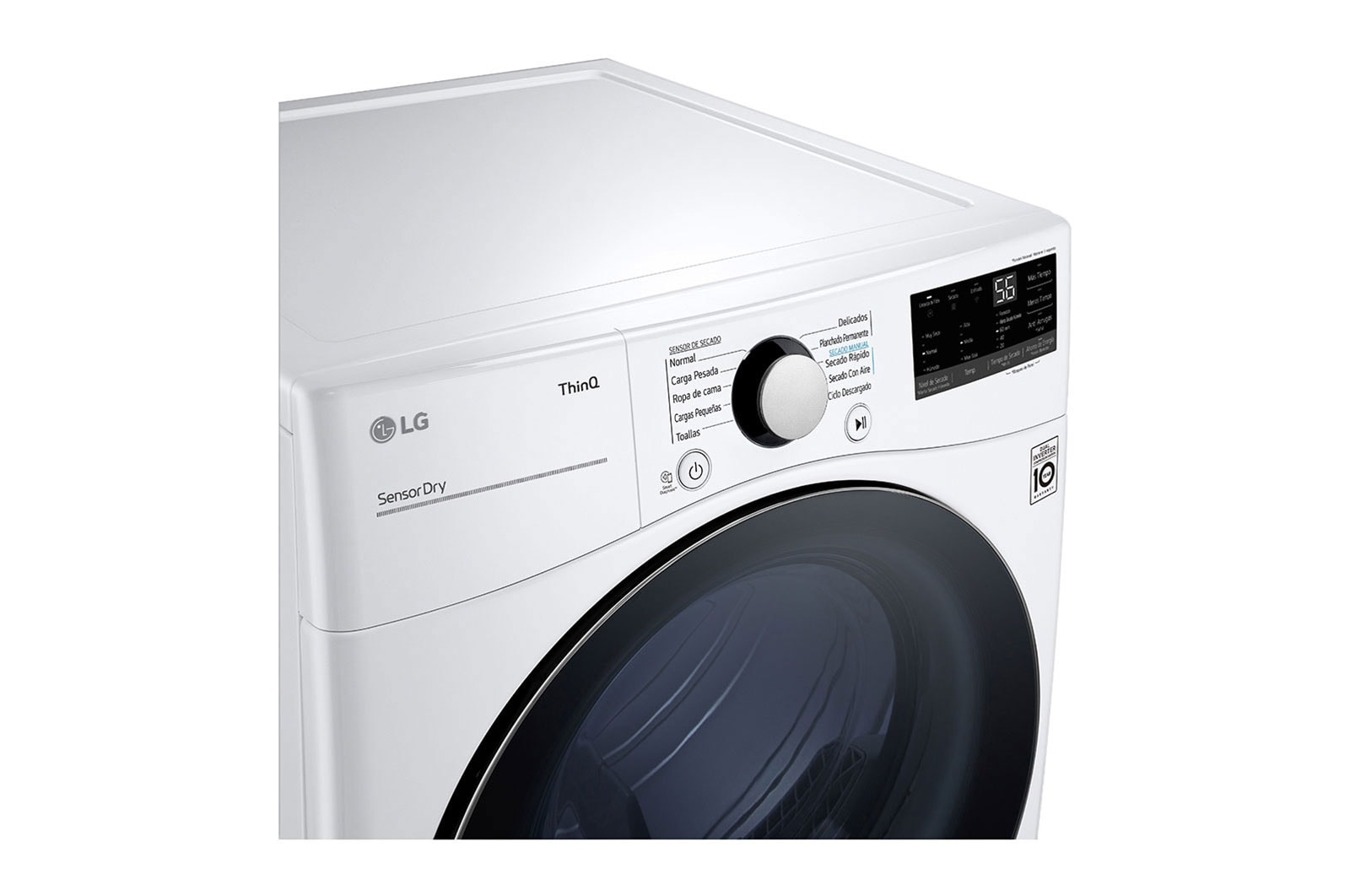LG DF22WV2SR tumble dryer Freestanding Front-load – image 4
