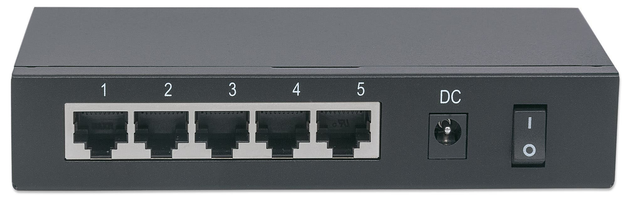 Intellinet 5-Port Gigabit Switch with PoE Passthrough, 4 x PSE PoE ports, 1 x PD PoE port, IEEE 802.3at/af Power-over-Ethernet (PoE+/PoE), IEEE 802.3az Energy E – image 6