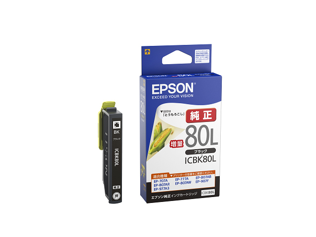 Epson ICBK80L ink cartridge Original Black