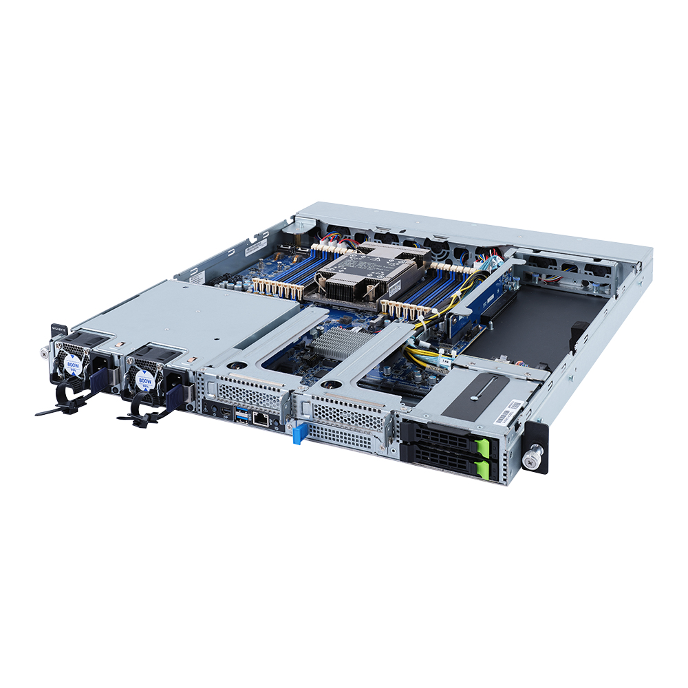 GIGABYTE E162-220 Intel C621A LGA 4189 Rack (1U) Black – image 1