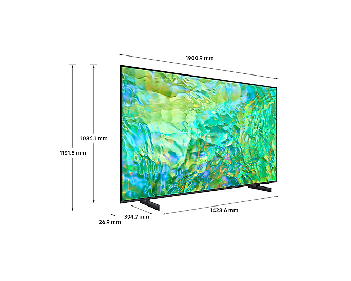Samsung CU8072 2.16 m (85") 4K Ultra HD Smart TV Wi-Fi Black – image 8