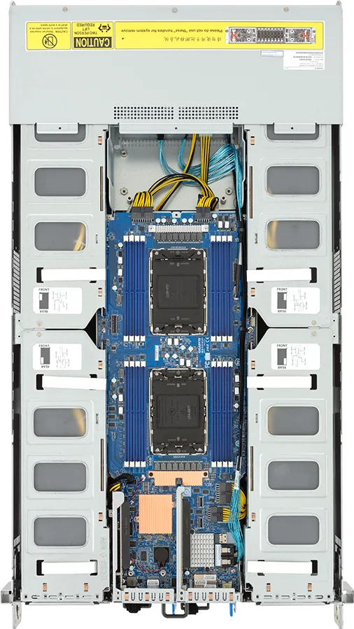 GIGABYTE G293-S45-IAP1 Intel C741 LGA 4677 (Socket E) Rack (2U) Black, Steel – image 4