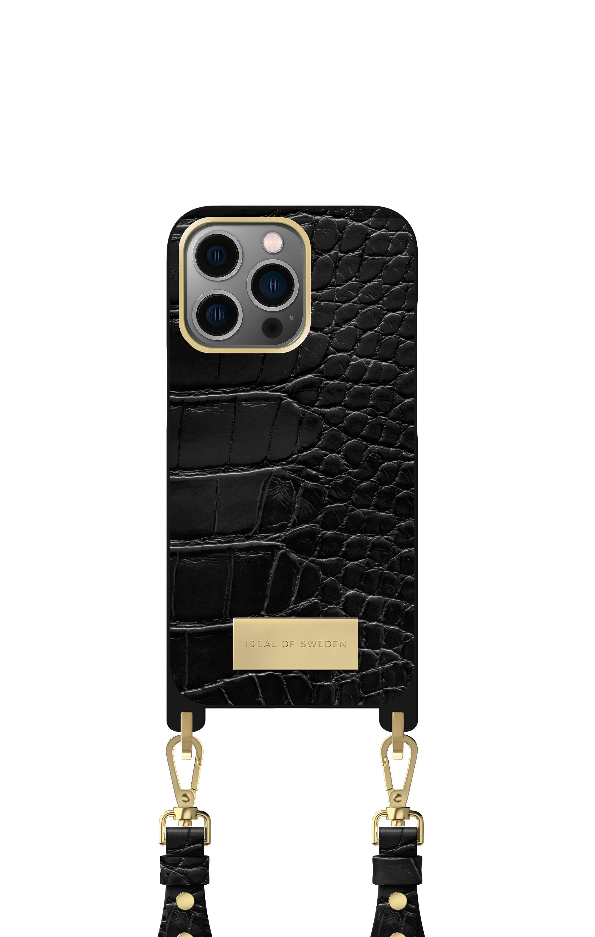 iDeal of Sweden Atelier Neckl iPhone 13P Black Croco – image 4