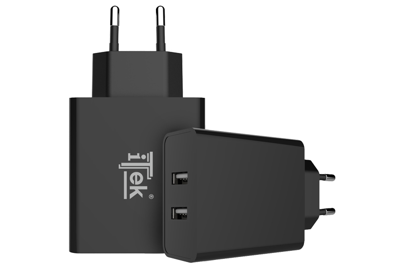 itek ITSCW2U24 mobile device charger Universal Black AC Indoor – image 3