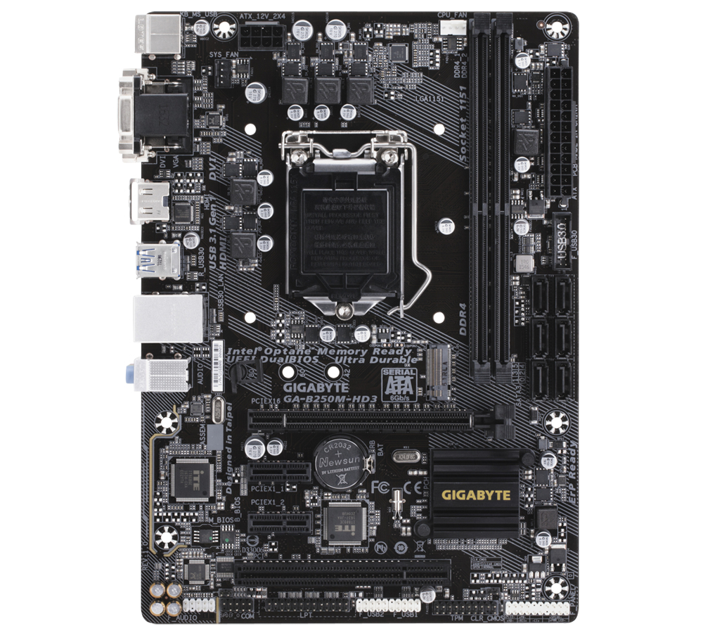GIGABYTE GA-B250M-HD3 motherboard Intel® B250 LGA 1151 (Socket H4) micro ATX – image 3