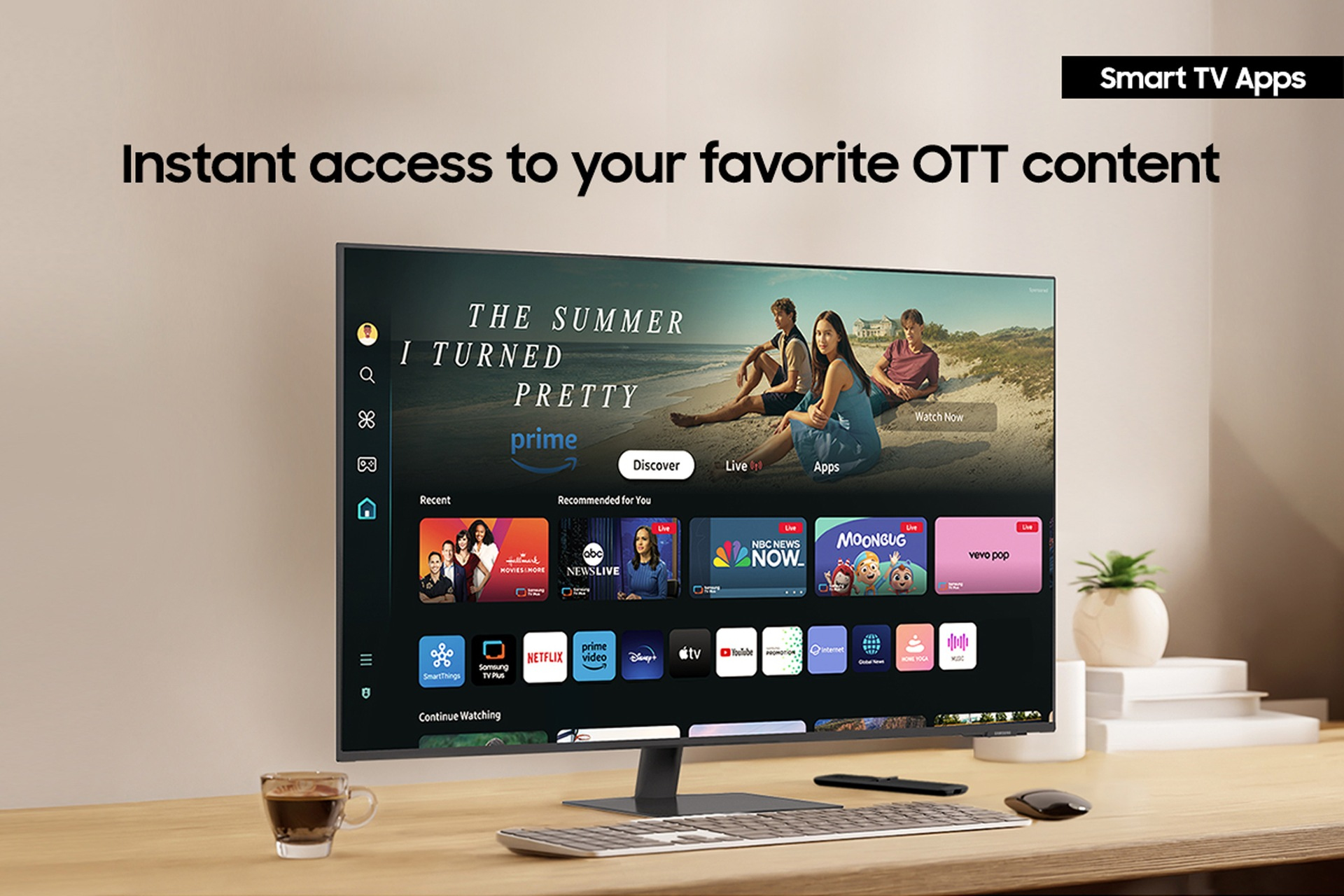 Samsung 43" M70D UHD Smart Monitor with Speakers and a Remote – image 6