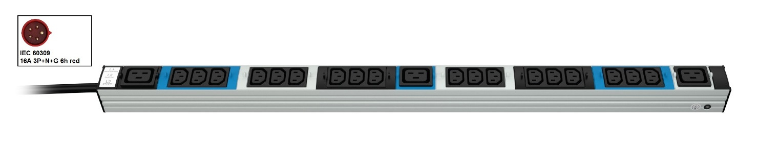 Vertiv Knürr DIS Rack PDU, TripplePower, 0U, input IEC 60309 230/400V – image 2
