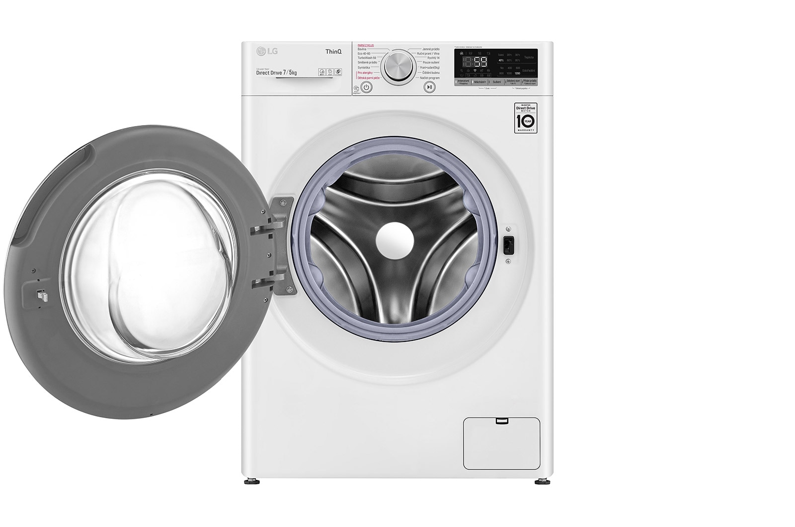 LG F2DV5S7S0 washer dryer Freestanding Front-load White – image 2